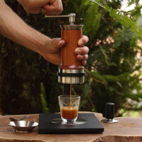 ARAM | Espresso Maker + Steel Support | Reddish